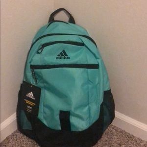 Mint + Pink Adidias backpack